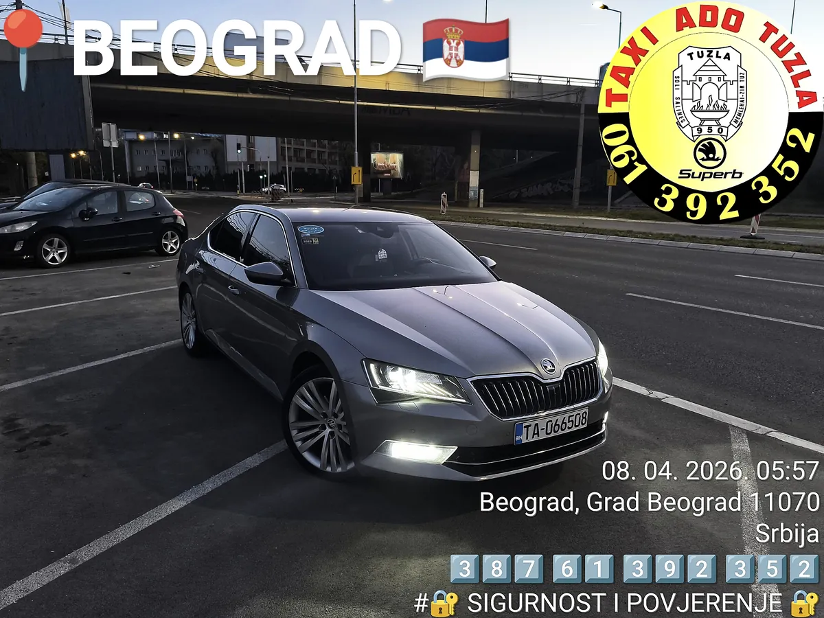 Taxi Tuzla - međunarodni prevoz
