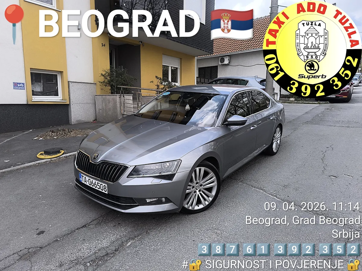 Taxi Ado Tuzla - vožnja Sarajevo